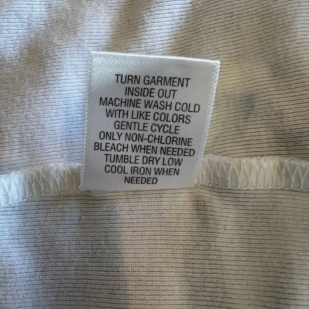 Long Sleeve Tee with pink bling, Size Small - Picture 4 of 4